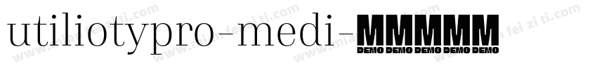 utiliotypro-medi字体转换