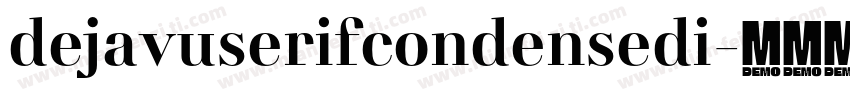 dejavuserifcondensedi字体转换