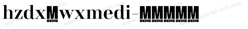 hzdx_wxmedi字体转换