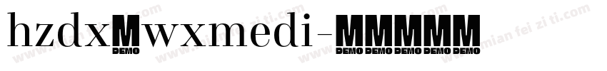 hzdx_wxmedi字体转换