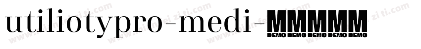 utiliotypro-medi字体转换