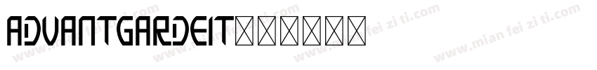 advantgardeIT字体转换