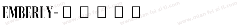 EMBERLY字体转换
