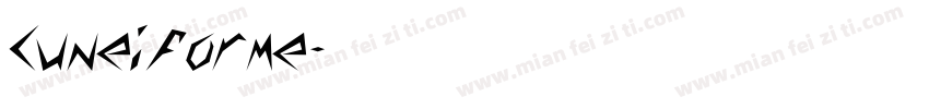 Cuneiforme字体转换