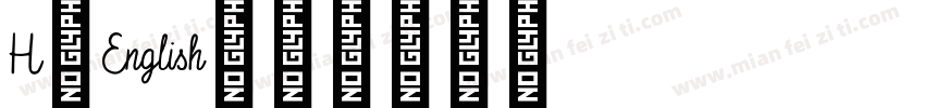 H_English字体转换