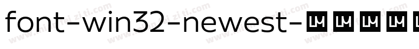 font-win32-newest字体转换