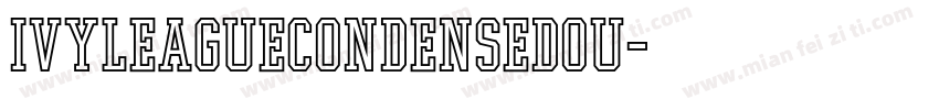 IvyLeagueCondensedOu字体转换