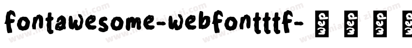 fontawesome-webfontttf字体转换
