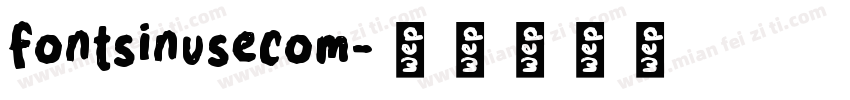 fontsinusecom字体转换