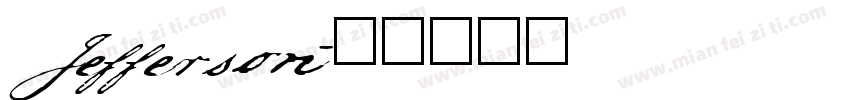 Jefferson字体转换