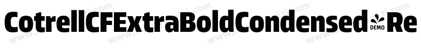 CotrellCFExtraBoldCondensed-Regular字体转换 CotrellCFExtraBoldCondensed-Regular字体转换