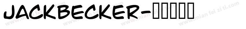 JackBecker字体转换