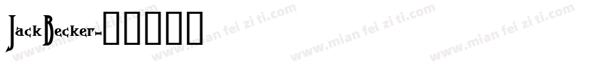 JackBecker字体转换