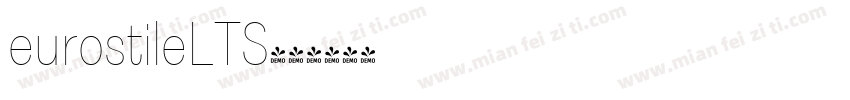eurostileLTS字体转换
