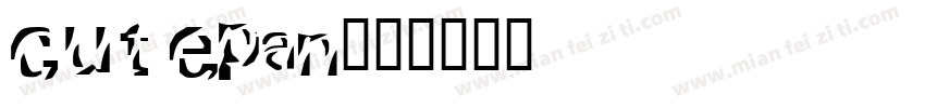 cutepan字体转换