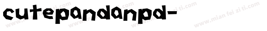 cutepandanpd字体转换