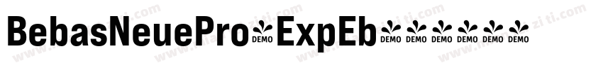 BebasNeuePro-ExpEb字体转换