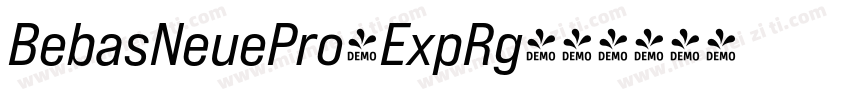 BebasNeuePro-ExpRg字体转换
