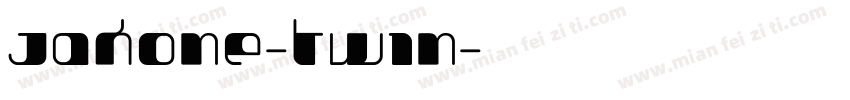 Jakone-Twin字体转换