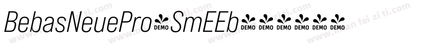 BebasNeuePro-SmEEb字体转换