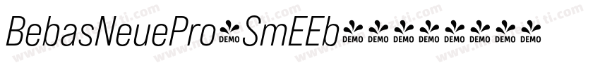 BebasNeuePro-SmEEb-常字体转换