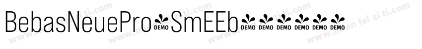 BebasNeuePro-SmEEb字体转换