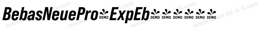 BebasNeuePro-ExpEb字体转换