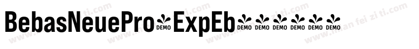 BebasNeuePro-ExpEb字体转换