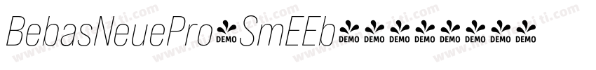 BebasNeuePro-SmEEb-常字体转换