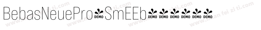 BebasNeuePro-SmEEb字体转换