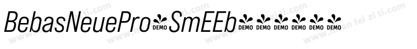BebasNeuePro-SmEEb字体转换