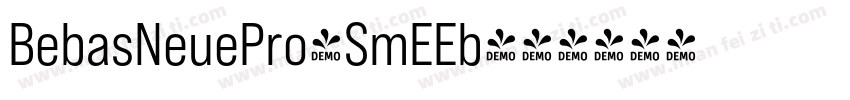BebasNeuePro-SmEEb字体转换