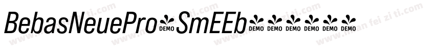 BebasNeuePro-SmEEb字体转换