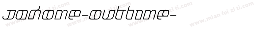 Jakone-Outline字体转换