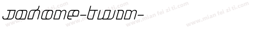 Jakone-Twin字体转换