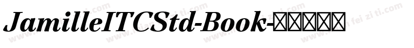 JamilleITCStd-Book字体转换