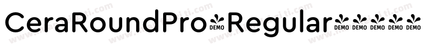 CeraRoundPro-Regular字体转换