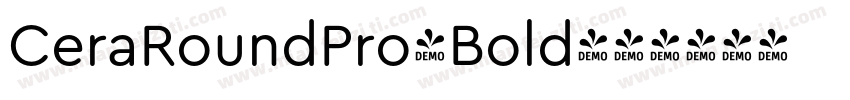 CeraRoundPro-Bold字体转换
