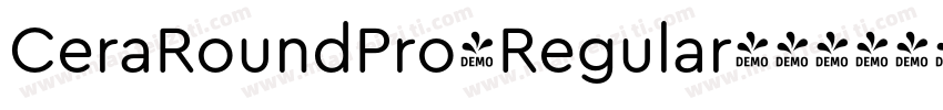CeraRoundPro-Regular字体转换