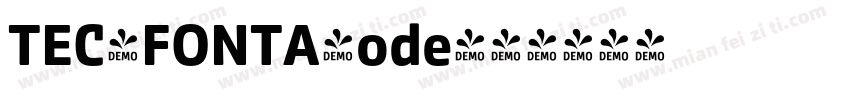 TEC-FONTA-ode字体转换