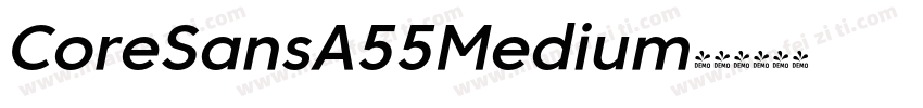 CoreSansA55Medium字体转换