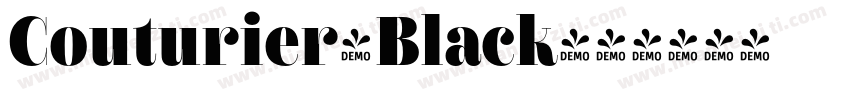 Couturier-Black字体转换