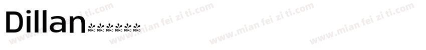 Dillan字体转换