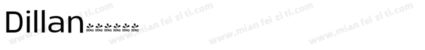 Dillan字体转换