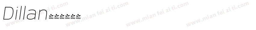 Dillan字体转换