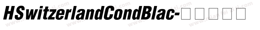 HSwitzerlandCondBlac字体转换