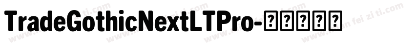 TradeGothicNextLTPro字体转换