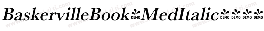 BaskervilleBook-MedItalic字体转换
