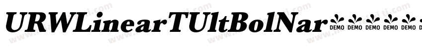 URWLinearTUltBolNar字体转换