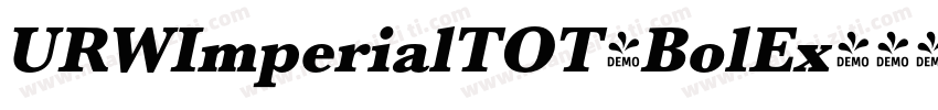 URWImperialTOT-BolEx字体转换